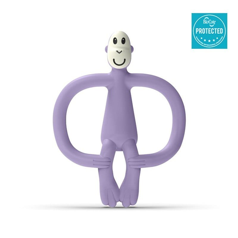 Matchstick Monkey Lavender Purple Gryzak Masujący ze szczoteczką