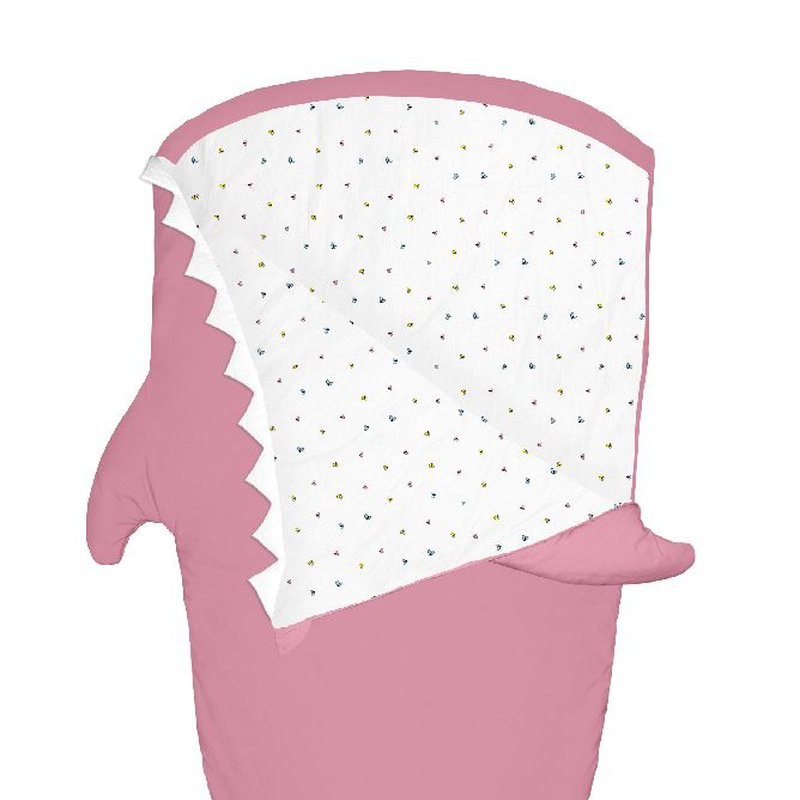 Baby Bites Śpiworek zimowy Shark (2-6 lat) Pink BABY BITES