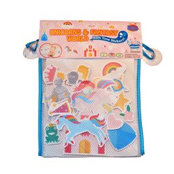 Buddy  & Barney - Naklejki do kąpieli świat jednorożców