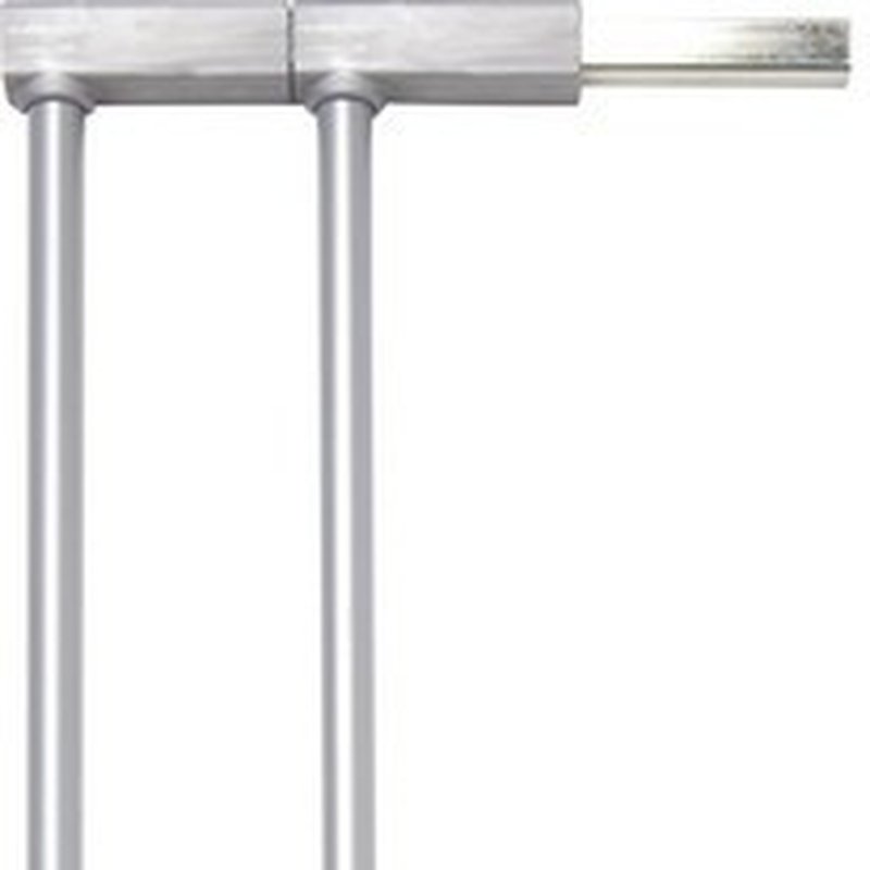 Rozszerzenie bramki Baby Dan AVANTGARDE BUK 14 cm, srebrny