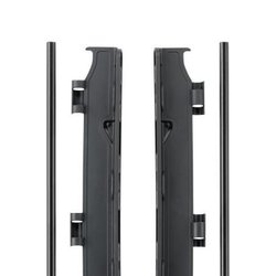 Baby Dan - Uchwyt montażowy do ściany do bramek FLEX M, L, XL, XXL, czarny