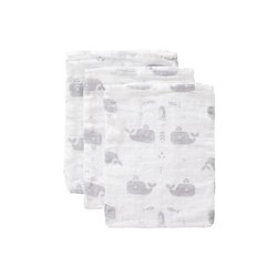 Fresk Myjki zestaw 3 szt. Wieloryb Dawn grey FRESK