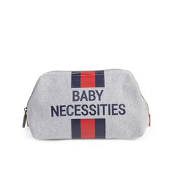 CHILDHOME - Kosmetyczka Baby Necessities Paski Granatowo-Czerwone