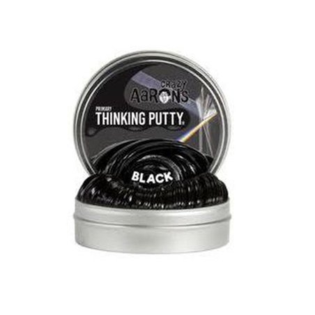 Crazy Aaron, Black, czarna, Inteligentna plastelina, puszka 5 cm. 13 g.