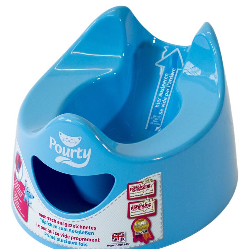 Genialny nocnik Pourty - Niebieski