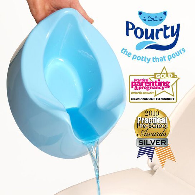 Genialny nocnik Pourty - Niebieski