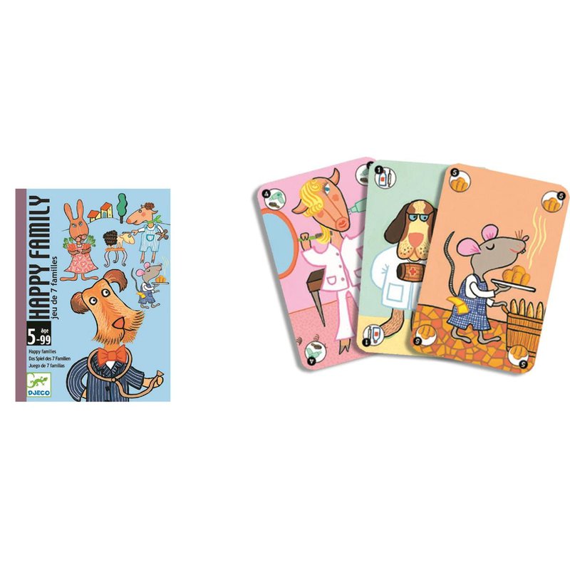 Djeco - Gra karciana HAPPY FAMILY DJ05115