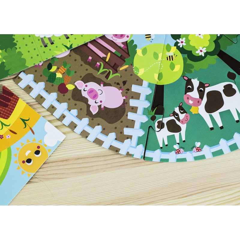 Puzzle XXL Apli Kids - Farma 3+