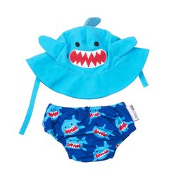Zoocchini Pieluszka Kąpielowa Czapka Rekin