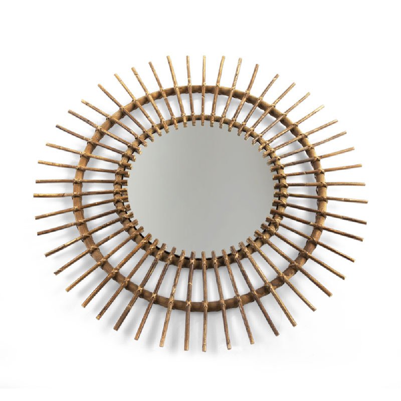 CHILDHOME - Lustro rattanowe Aura 90 cm