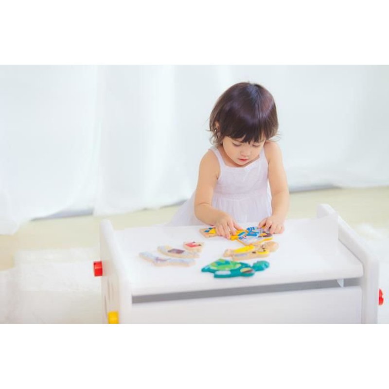 Układanka, puzzle, Ubranka na każdą porę roku, Plan Toys®