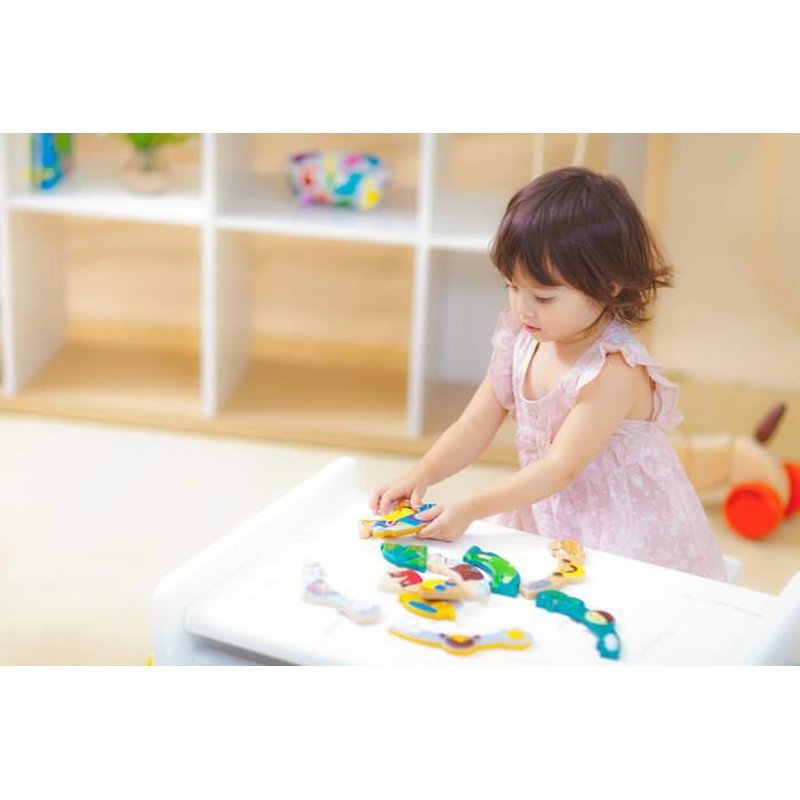 Układanka, puzzle, Ubranka na każdą porę roku, Plan Toys®