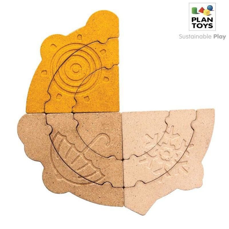 Układanka, puzzle, Ubranka na każdą porę roku, Plan Toys®