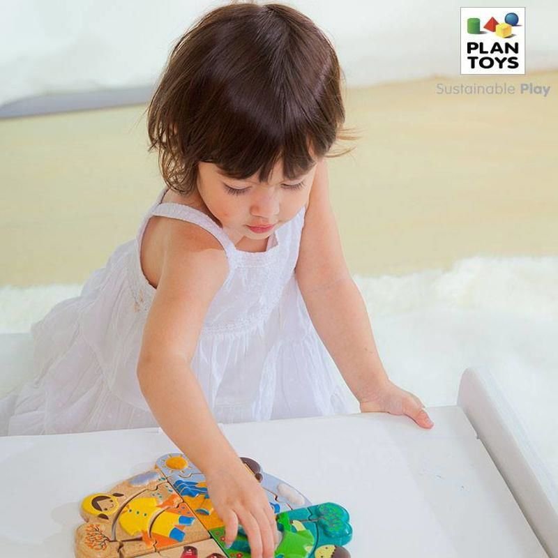 Układanka, puzzle, Ubranka na każdą porę roku, Plan Toys®