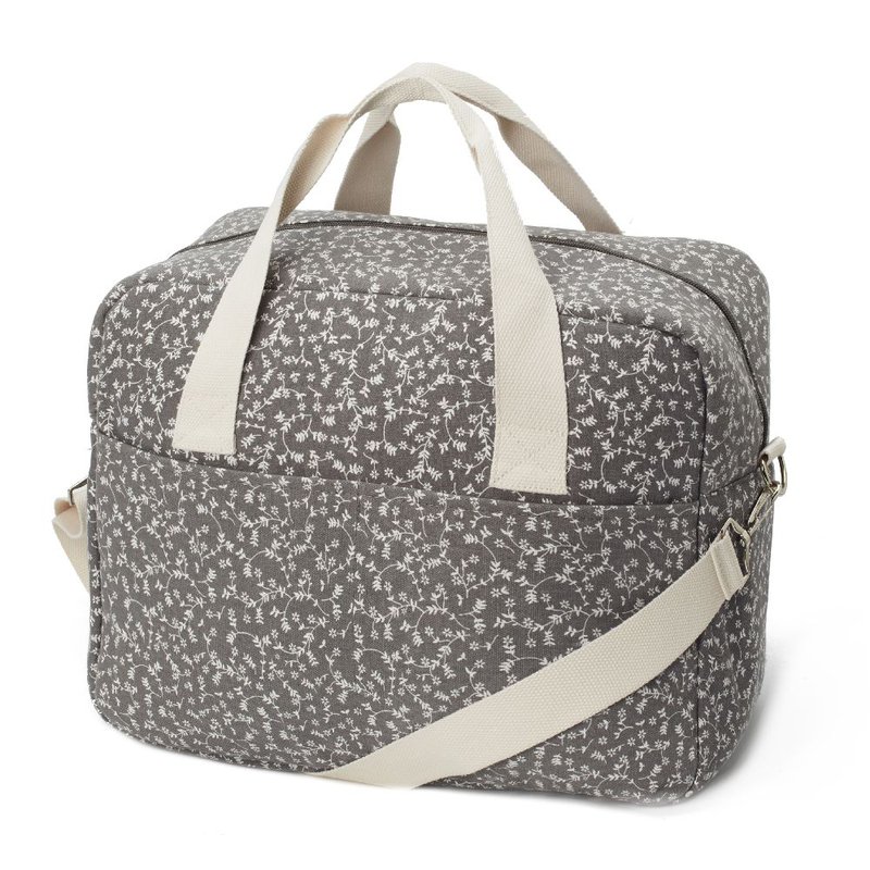 My Bag's Torba Maternity Bag My Liberty Flowers dark grey MY BAG'S