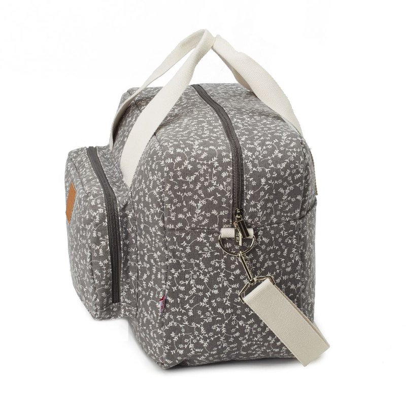My Bag's Torba Maternity Bag My Liberty Flowers dark grey MY BAG'S