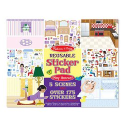 Melissa&Doug® - Melissa & Doug - Naklejki wielokrotne Zabawa w dom