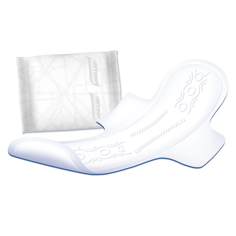 Vuokkoset, COTTON, Podpaski ze Skrzydełkami na Noc Sensitive, 9 szt. VUOKKOSET