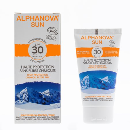 Alphanova Sun BIO Krem przeciwsłoneczny, hipoalergiczny, wodoodporny, filtr SPF30, 50g ALPHANOVA SUN Alphanova Sun BIO Krem przeciwsłoneczny, hipoalergiczny, wodoodporny, filtr SPF30, 50g ALPHANOVA SUN