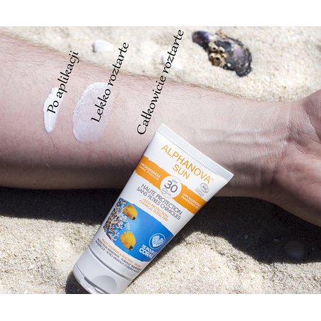 Alphanova Sun BIO Krem przeciwsłoneczny, hipoalergiczny, wodoodporny, filtr SPF30, 50g ALPHANOVA SUN Alphanova Sun BIO Krem przeciwsłoneczny, hipoalergiczny, wodoodporny, filtr SPF30, 50g ALPHANOVA SUN