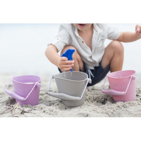 Funkit world - Składane wiaderko do wody i piasku Scrunch Bucket - Szary