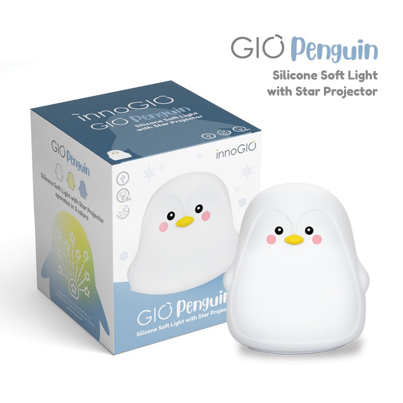InnoGIO Lampka GIOPenguin z projektorem ING-100