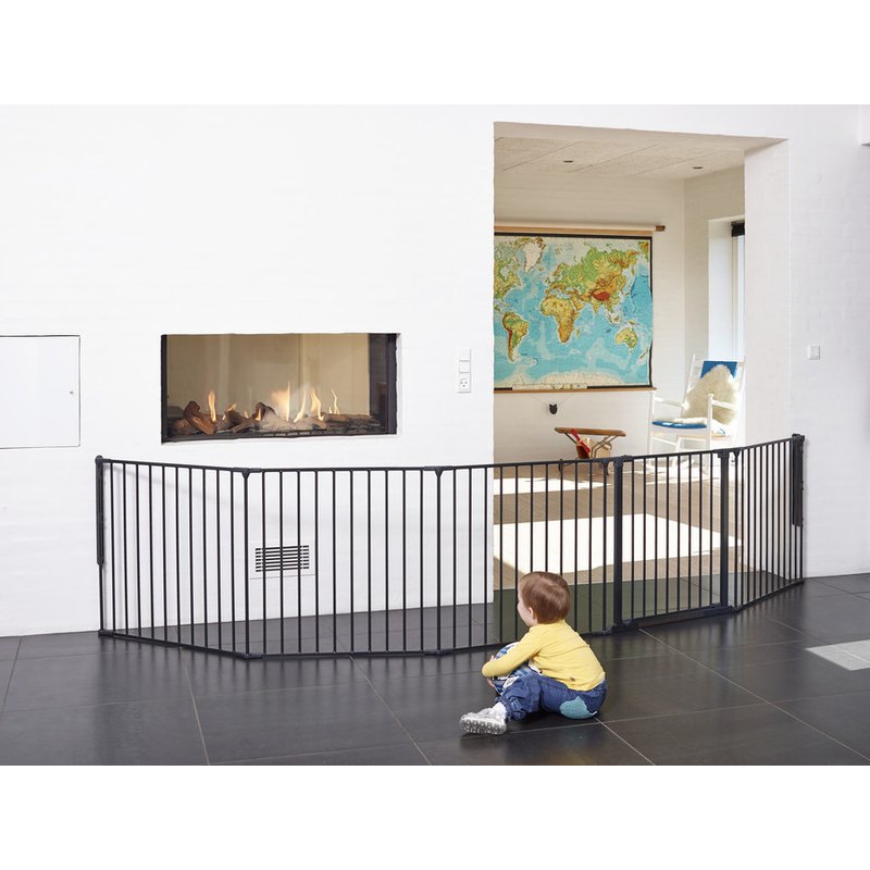 Baby Dan - Osłona kominka FLEX XXL, czarny