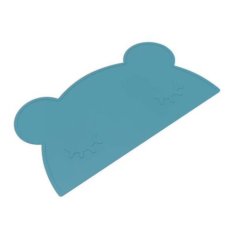 Silikonowa podkładka Miś We Might Be Tiny - Blue Dusk