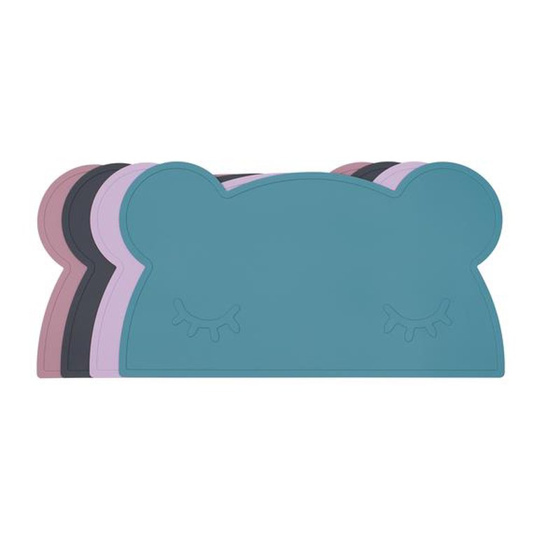 Silikonowa podkładka Miś We Might Be Tiny - Blue Dusk