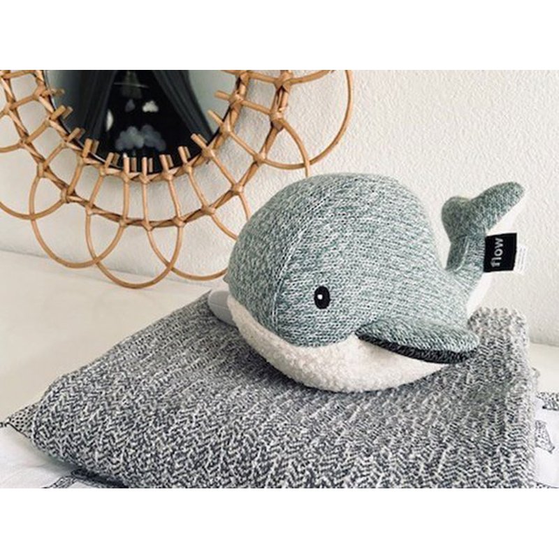 Flow Amsterdam - Uspokajający Wieloryb Moby the Whale, Miętowy, 0m+