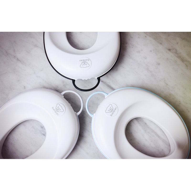 BABYBJORN - nakładka na deskę sedesową Biały/Turkusowy