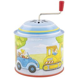 Goki® - Goki katarynka z koparką i autkiem