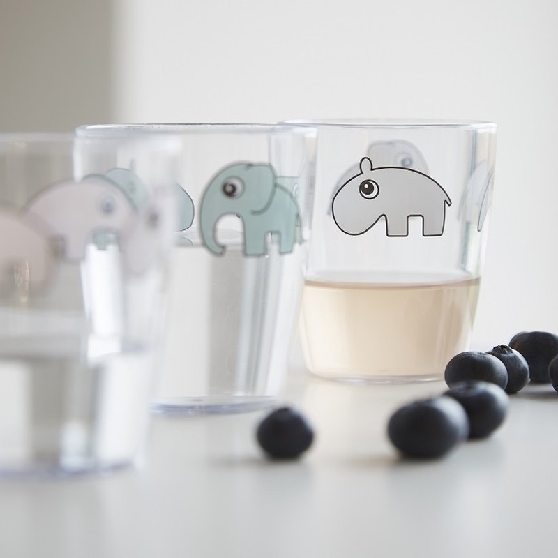 Done by Deer Yummy Kubek Mini Glass Blue