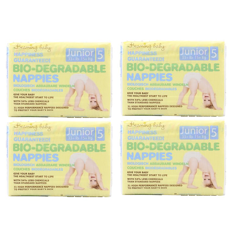 Beaming Baby, size 5,  pieluszki Junior - powyżej 15 kg - 31x4sz., KARTON BEAMING BABY