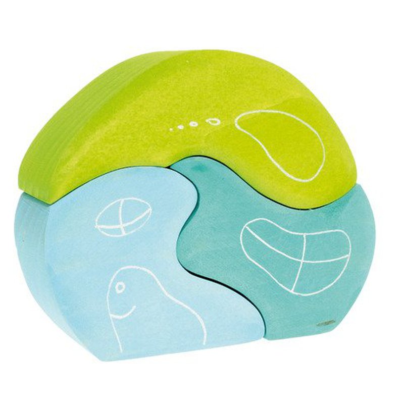 Domek Krasnoludków 1+, błękitny, Grimm's