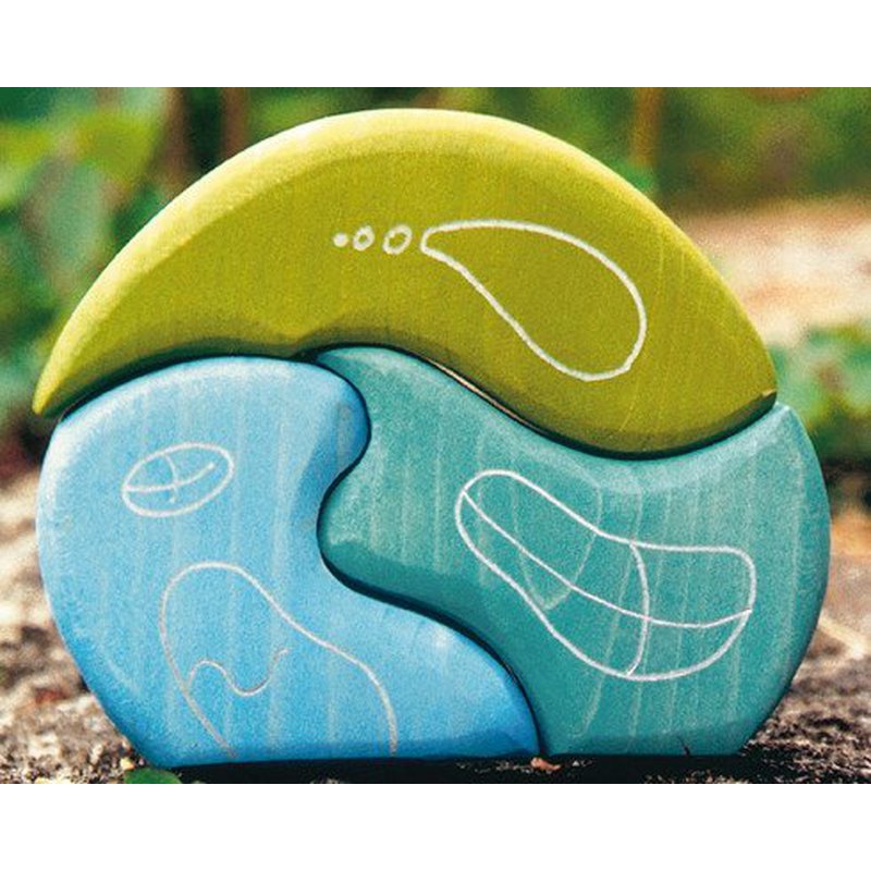 Domek Krasnoludków 1+, błękitny, Grimm's