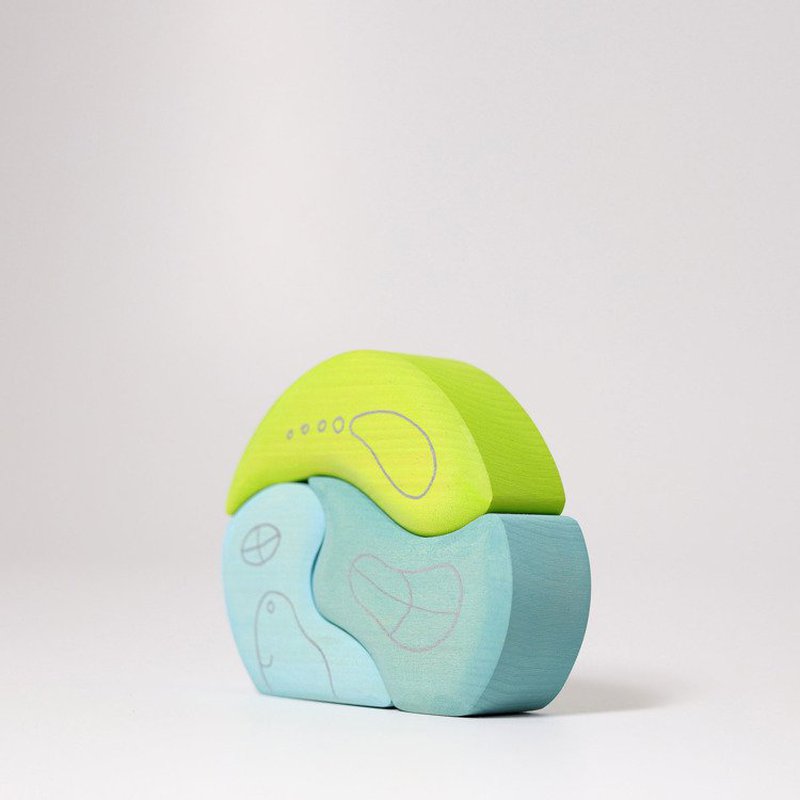 Domek Krasnoludków 1+, błękitny, Grimm's