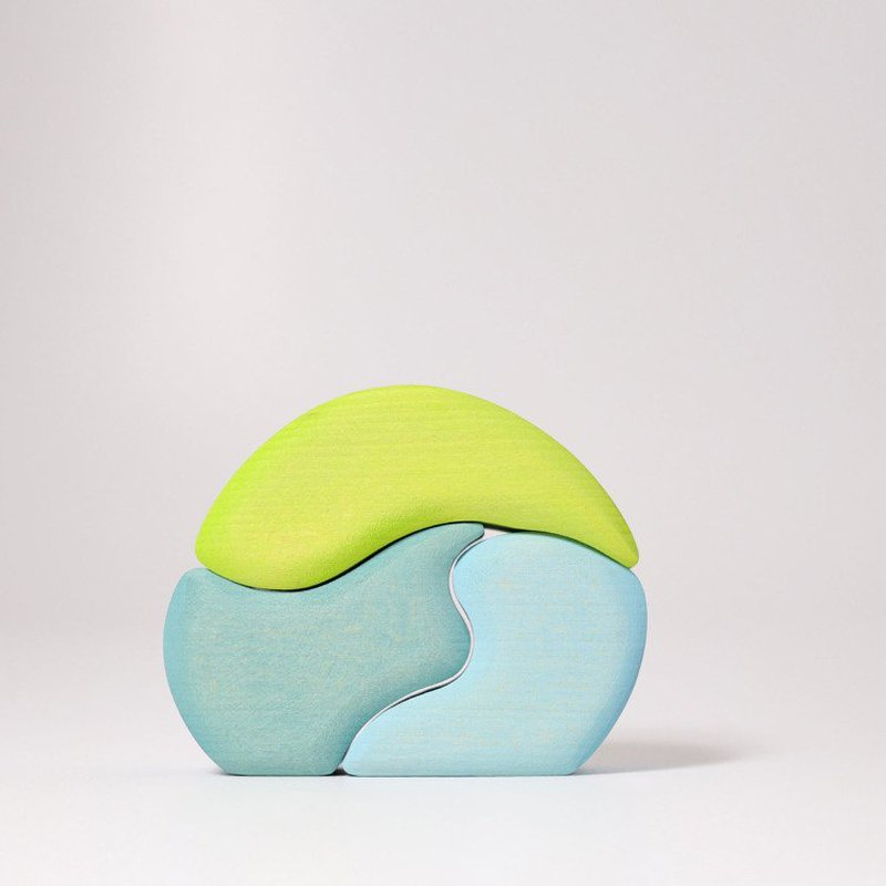 Domek Krasnoludków 1+, błękitny, Grimm's