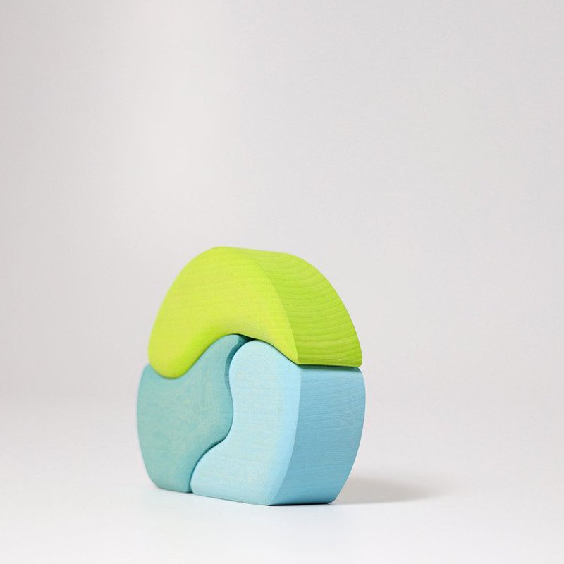 Domek Krasnoludków 1+, błękitny, Grimm's