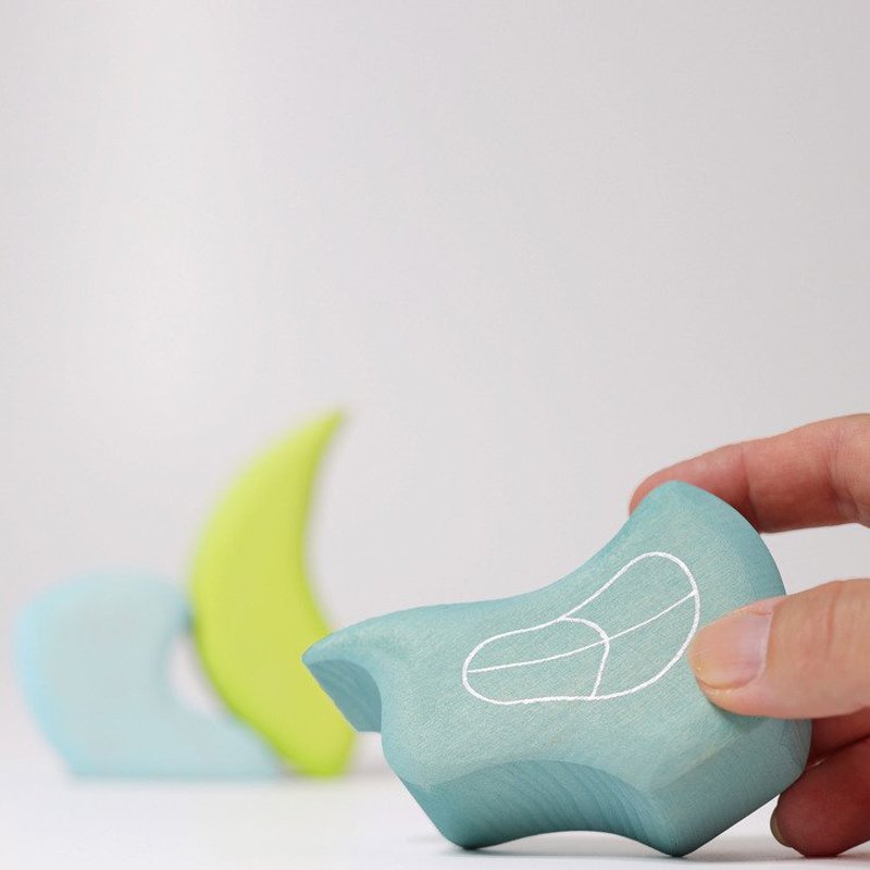 Domek Krasnoludków 1+, błękitny, Grimm's