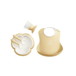 BABYBJORN - Zestaw obiadowy - Powder Yellow