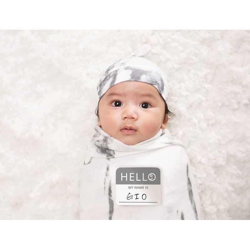 Lulujo Zestaw Kocyk + Czapka Marble