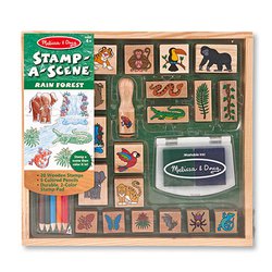 Melissa&Doug® - Stempelki - duży zestaw Las Tropikalny - Melissa and Doug