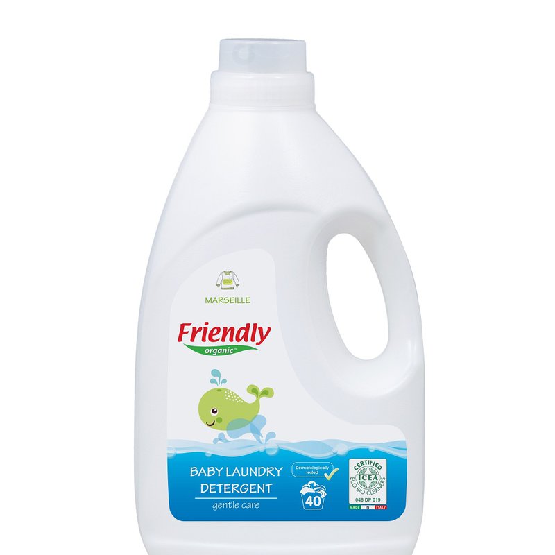 Friendly Organic, Płyn do prania ubranek dziecięcych, 2L, Mydło Marsylskie FRIENDLY ORGANIC