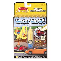 Melissa&Doug® - Melissa & Doug - Kolorowanka wodna Malowanka Pojazdy WaterWOW