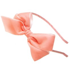 Rockahula Kids - opaska do włosów POLLYANNA VELVET ALICE peach