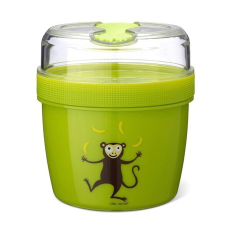 Carl Oscar- N'ice Cup™ L Pojemnik śniadaniowy z wkładem chłodzący Lime - Monkey CARL OSCAR