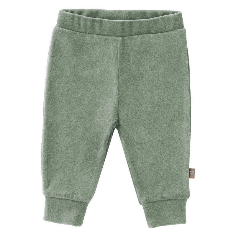 Fresk Spodenki welurowe 6-12 miesięcy Forest green FRESK