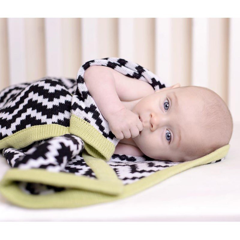 Bizzi Growin Chevron Blanket  kocyk Góry