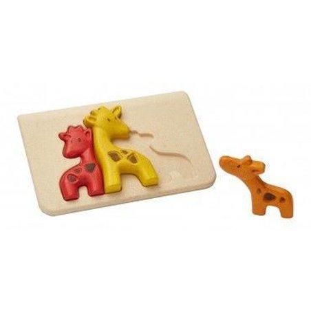 Żyrafy - Puzzle drewniane, Plan Toys